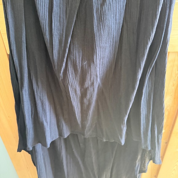 Billabong Womens Black High Low Dress Embroidered Strapless Boho Size Large NEW - Picture 5 of 16